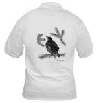 Robin Pen and Ink Golf Shirt by NANCE